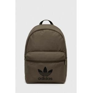 Batoh adidas Originals zelená barva, velký, s potiskem