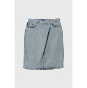 Džínová sukně Karl Lagerfeld Jeans mini, pouzdrová