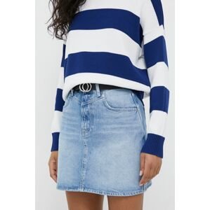 Džínová sukně Pepe Jeans Rachel mini, pouzdrová