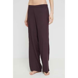 Pyžamové kalhoty Calvin Klein Underwear dámské, fialová barva