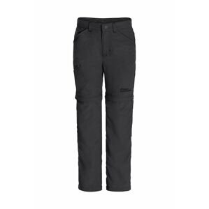 Dětské kalhoty Jack Wolfskin SAFARI ZIP OFF PANTS K černá barva