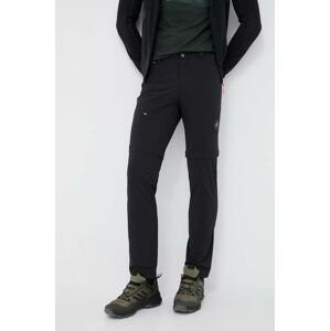Outdoorové kalhoty Mammut Runbold Zip Off černá barva