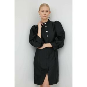 Šaty Bruuns Bazaar Jonquil Brooklyn černá barva, mini