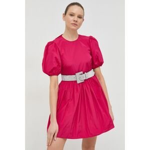 Šaty Red Valentino růžová barva, mini