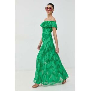 Šaty Liu Jo zelená barva, maxi