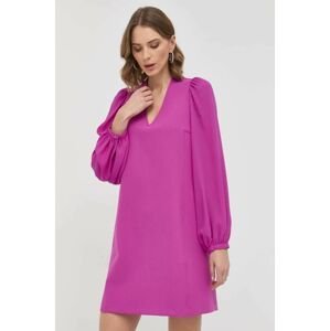 Šaty MAX&Co. růžová barva, mini, oversize