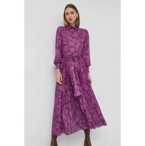 Šaty MAX&Co. fialová barva, maxi