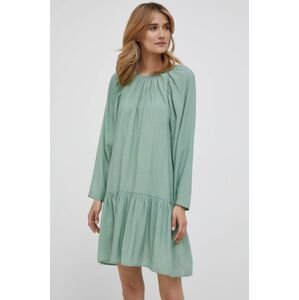 Šaty Sisley zelená barva, mini