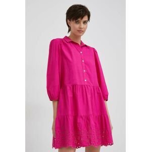 Šaty GAP růžová barva, mini