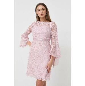 Šaty Luisa Spagnoli růžová barva, mini