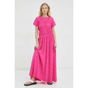 Šaty Lovechild Akia růžová barva, maxi