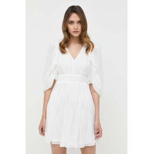 Šaty Morgan bílá barva, mini