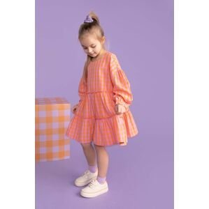 Dětské bavlněné šaty Coccodrillo mini