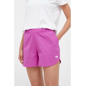 Outdoorové šortky The North Face Class V fialová barva, medium waist