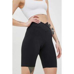 Tréninkové šortky Reebok Workout Ready Basic dámské, černá barva, hladké, high waist, HT4921.100028982