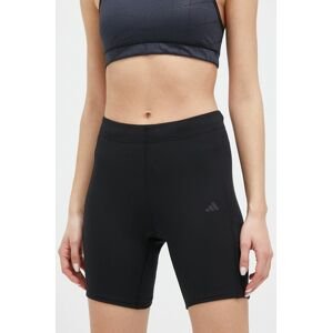 Běžecké šortky adidas Performance FastImpact HEAT.RDY černá barva, high waist