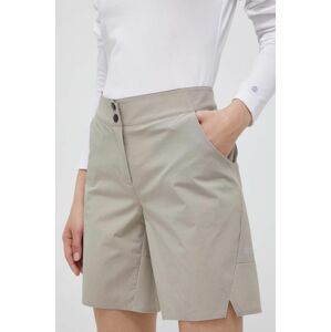 Outdoorové šortky Rossignol béžová barva, high waist