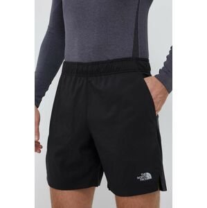 Sportovní šortky The North Face pánské, černá barva