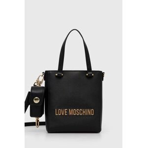 Kabelka Love Moschino černá barva