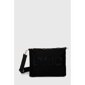 Bavlněná kabelka Liu Jo černá barva