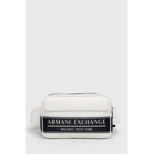 Ledvinka Armani Exchange bílá barva