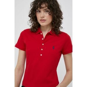 Polo tričko Polo Ralph Lauren červená barva