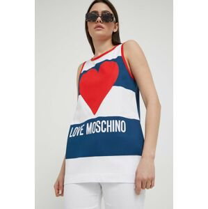 Bavlněný top Love Moschino