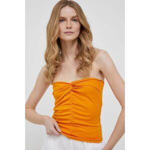 Top Sisley dámský, oranžová barva