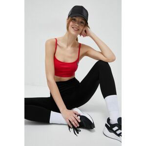 Top Fila x Hailey Bieber dámský, červená barva