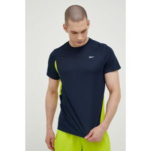 Běžecké tričko Reebok tmavomodrá barva
