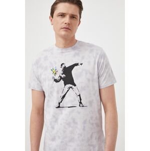 Bavlněné tričko Guess x Banksy