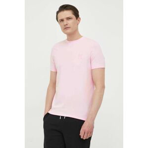 Tričko Karl Lagerfeld růžová barva