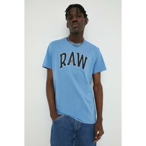 Bavlněné tričko G-Star Raw s potiskem