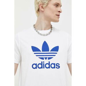 Bavlněné tričko adidas Originals bílá barva, s potiskem, IA4813-WHITE/SELU