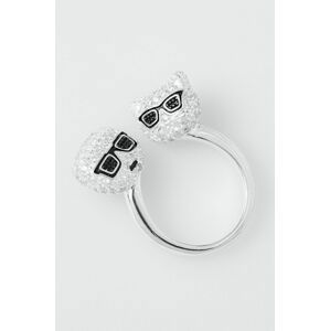 Stříbrný prsten Karl Lagerfeld stříbrná barva