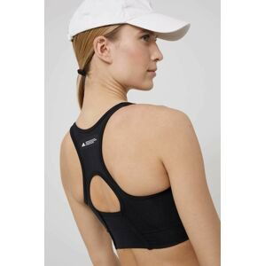 Sportovní podprsenka adidas Performance Formotion Sculpt H64683 černá barva, hladký