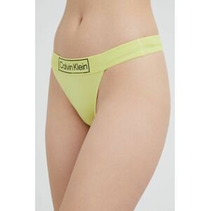 Tanga Calvin Klein Underwear žlutá barva