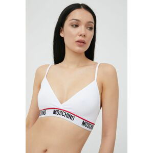 Podprsenka Moschino Underwear bílá barva,