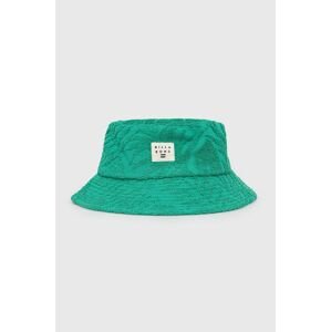 Bavlněná čepice Billabong zelená barva