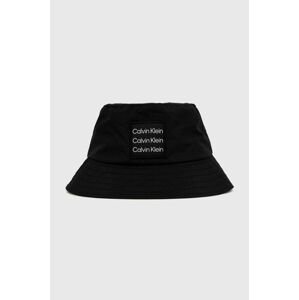 Klobouk Calvin Klein černá barva