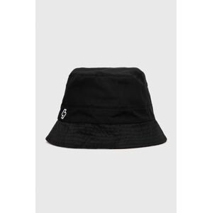 Oboustranný klobouk Superdry černá barva