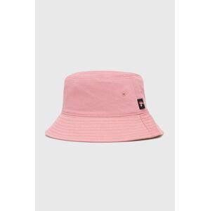 Bavlněná čepice Levi's růžová barva