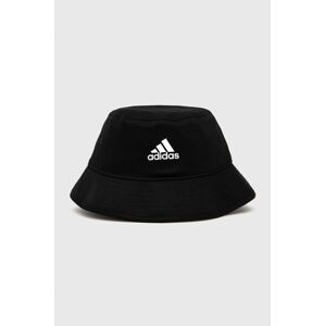 Bavlněná čepice adidas H36810.D černá barva, bavlněný