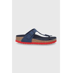 Dětské žabky Birkenstock tmavomodrá barva