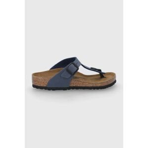 Dětské žabky Birkenstock tmavomodrá barva