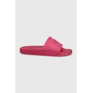 Pantofle Karl Lagerfeld KONDO dámské, růžová barva, KL80919