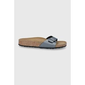 Pantofle Birkenstock Madrid dámské, šedá barva