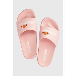 Pantofle Ellesse dámské, růžová barva, SGMF0397-BLACK