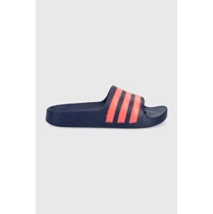 Dětské pantofle adidas GV7856 tmavomodrá barva