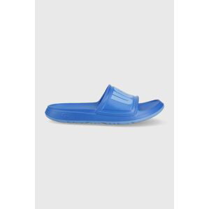 Pantofle UGG Wilcox Slide pánské, fialová barva